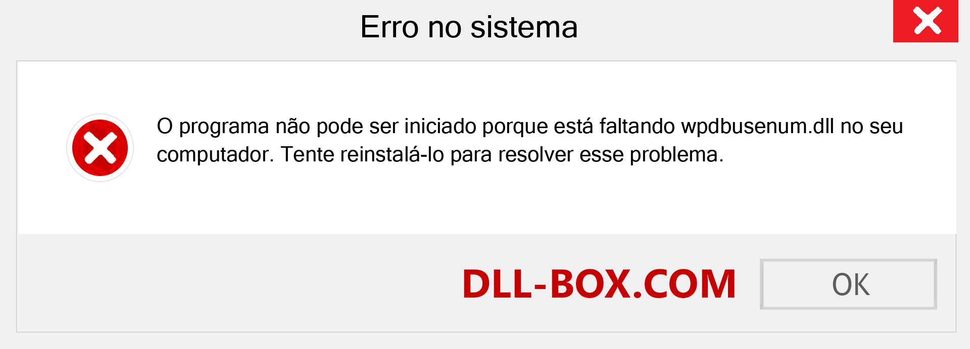 Arquivo wpdbusenum.dll ausente ?. Download para Windows 7, 8, 10 - Correção de erro ausente wpdbusenum dll no Windows, fotos, imagens